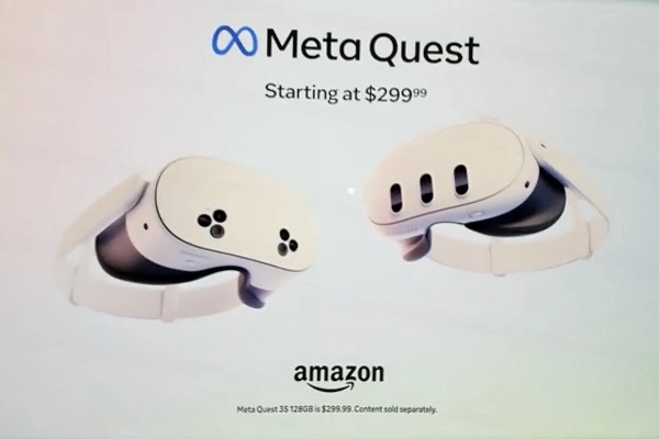 爱游戏ayx官方，传Quest 3S头显仅售300美元